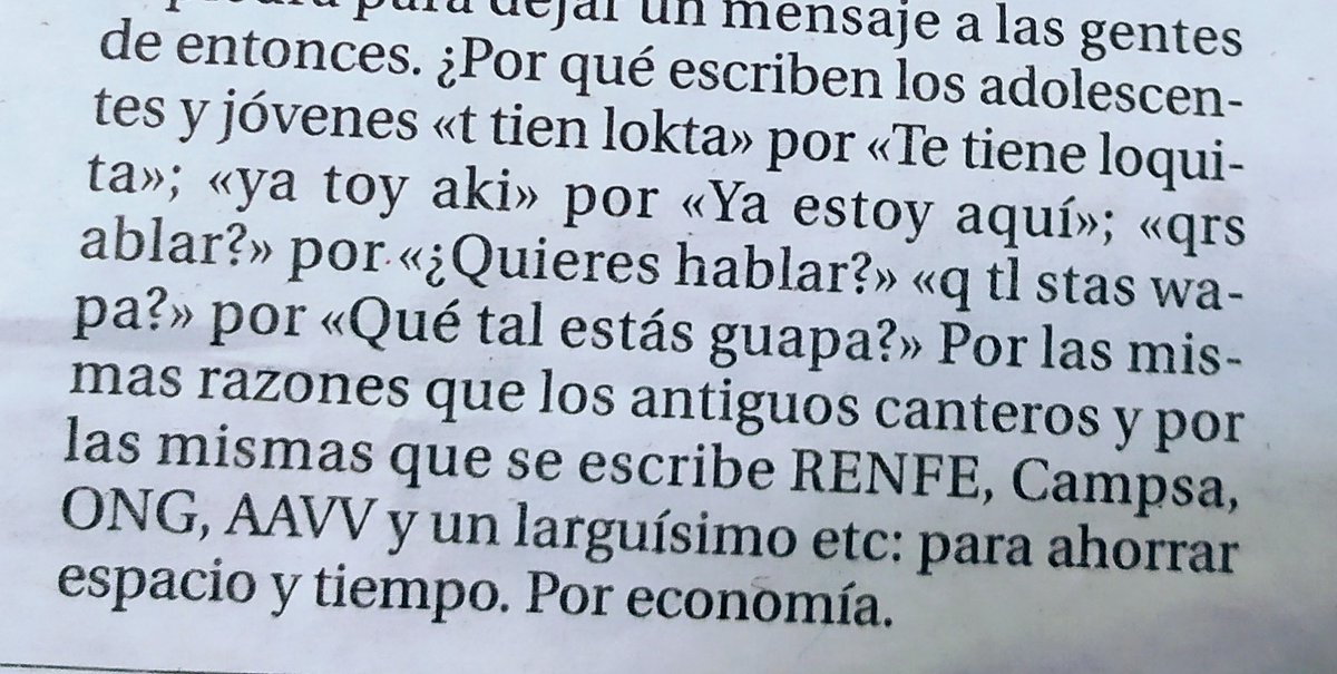 Msol59's tweet photo. De como se critica la escritura de l@s jóvenes en redes, cuando hace siglos ya se hacía lo mismo. #JulioCollado👌🏿
"Sostiene Pereira... https://t.co/bymwY4ebUS