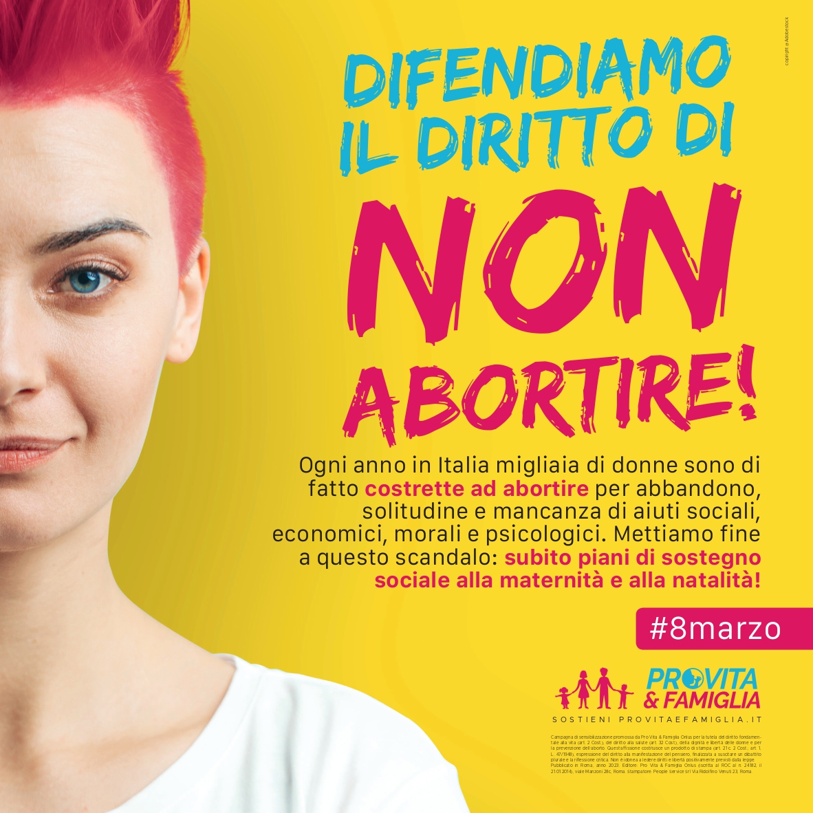 ProVitaFamiglia's tweet photo. 🔵Difendiamo il diritto di NON abortire! 

Firma anche tu la petizione per chiedere che il #GovernoMeloni realizzi il piano di aiuti per dare alle donne in difficoltà concrete alternative all'#aborto!👇
https://t.co/7q0KQDtCbH

#8marzo #provita #StopAborto #provitaefamiglia https://t.co/mIIifxEgnf