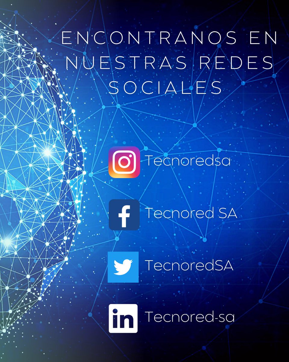 TecnoredSA's tweet photo. 📱 En #tecnored estamos conectados! https://t.co/AxprgJdMQG