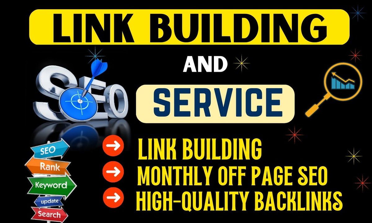 I will top quality #backlinks, #linkbuilding, and #SEO #services for the #rankingwebsite
#seoservices #seoexpert #backlinkservices #websiteranking #websiteoptimization #websiteaudit #localseo #offpageseo #offpageoptimization #onpageseo 
More Details: fiverr.com/share/pPLVwE