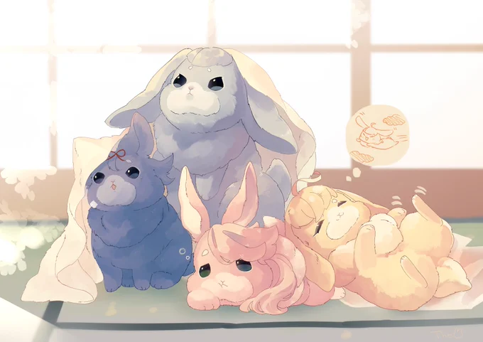 もふもふうさもんじ#うさぎの日 