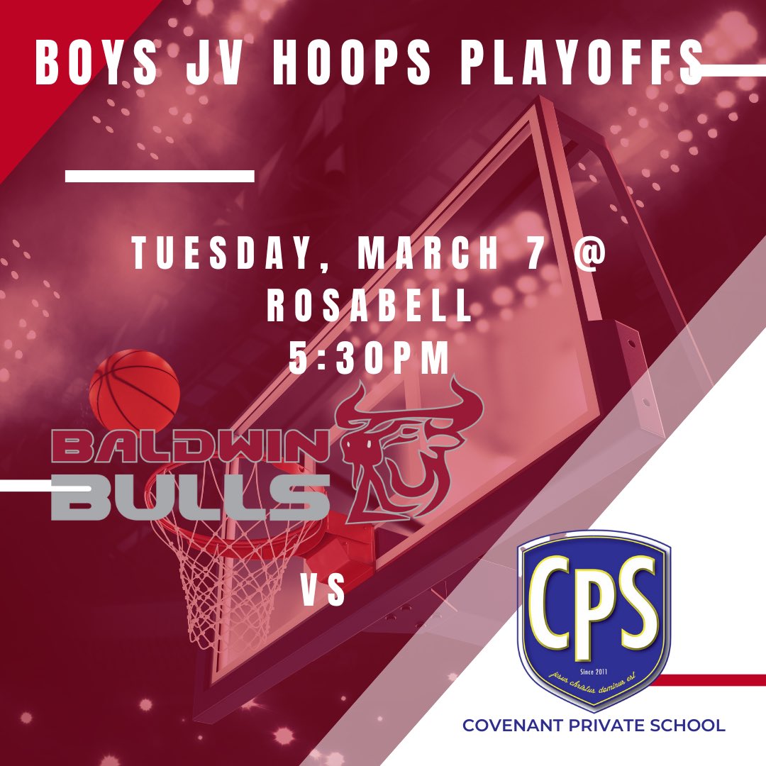BWN_BullsSports's tweet photo. Playoffs next week! GO BULLS! #BaldwinPride#BWNStrong #IBelong #TheBaldwinDifference #BULLSinAction https://t.co/cNaXZemZ9u