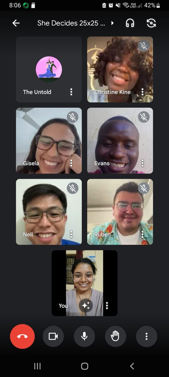 #25x25SheDecidesReunion
It was great catching up with this lot of amazing young leaders across the world.
Love you mates <a href="/neillomibao/">Neil Fidelle Lomibao</a> <a href="/GiselaFoz/">gisela foz</a> <a href="/RubenAvilaReyna/">Ruben Avila 🏳️‍🌈🍉</a> <a href="/emsarts89/">Emma Artley</a> <a href="/SheDecidesGFI/">SheDecides</a> 
Let's keep moving