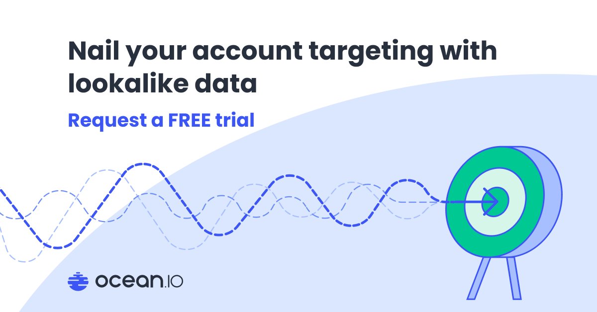 As companies seek more efficient ways to reach their ICP, ABM is becoming the future of B2B marketing.

Ready to try ABM? Sign up for a free trial of Ocean.io here ➡️ get.ocean.io/request-free-t…