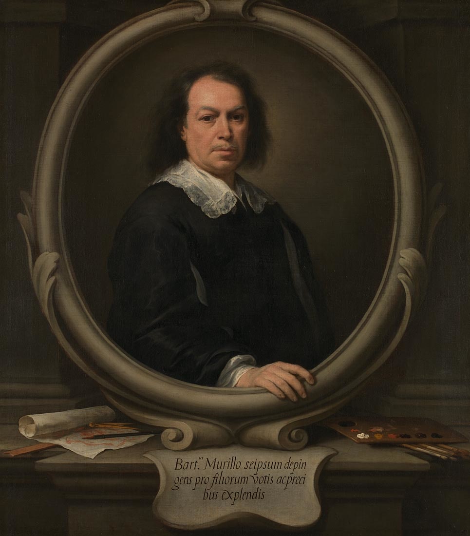 A frame within a frame 👀

In his self-portrait Murillo has painted himself inside a fictive frame, his right hand emerging from the stone surround as if he were coming alive and entering our space: bit.ly/322vBG2