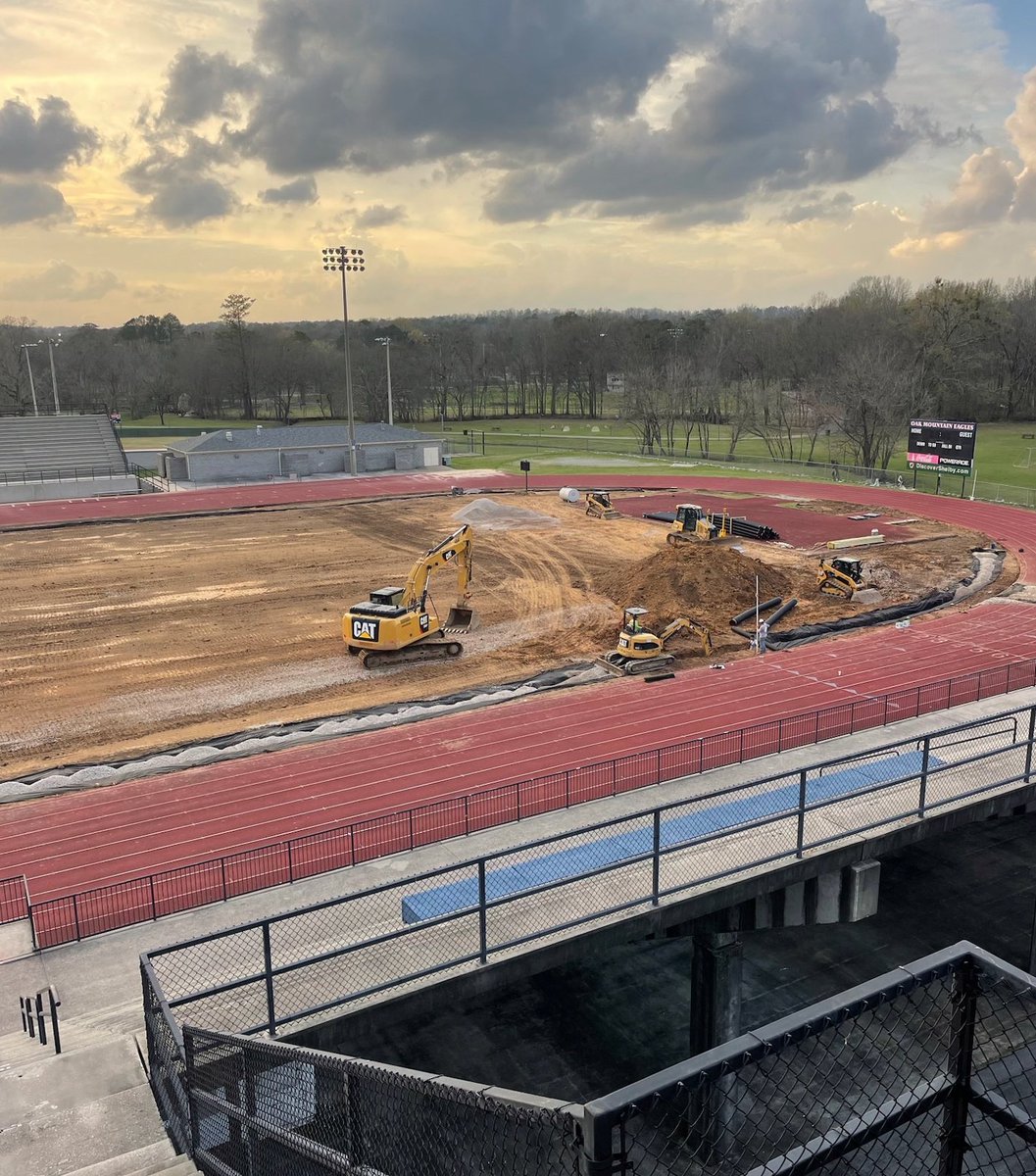 Sports Turf Company on Twitter "Check out the progress on Heardmont Stadium in Birmingham, AL