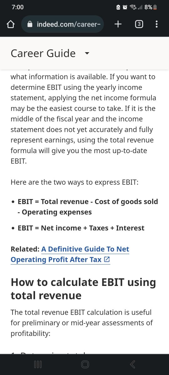 #AMC has positive Return On Capital Employed (ROCE) ratio now! Here is how that's calculated: EBIT/Capital Employed. 
EBIT = Total revenue - Cost of goods sold - Operating expenses.
Capital Employed = Total Assets -  Current Liabilities. 
#ChokeOnThat! #AMC #MovinOnUp 🚀 📈 💰