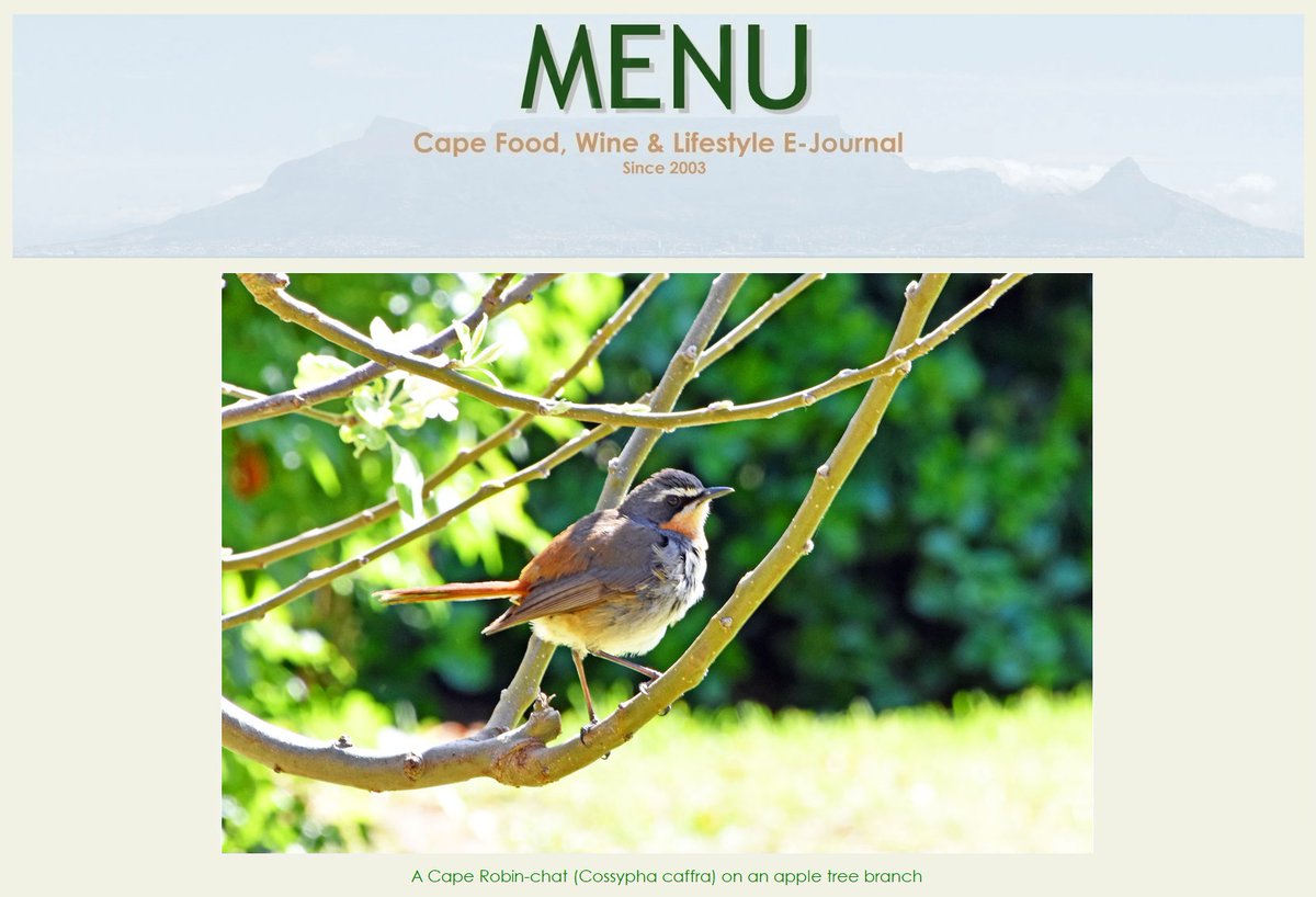 John & Lynne Ford (@mainingmenu) on Twitter photo In MENU This Week. Four Franschhoek experiences - #chambermusicfestival #RicketyBridge #AntonijRupert #Paserene
adamastorbacchus.blogspot.com/2023/03/in-men…
#chambermusic #classicalmusic #Franschhoek #capetownphilharmonicorchestra #CTPO #wine #winetasting #SouthAfricanWine #WesternCape #SouthAfrica In MENU This Week. Four Franschhoek experiences - #chambermusicfestival #RicketyBridge #AntonijRupert #Paserene
adamastorbacchus.blogspot.com/2023/03/in-men…
#chambermusic #classicalmusic #Franschhoek #capetownphilharmonicorchestra #CTPO #wine #winetasting #SouthAfricanWine #WesternCape #SouthAfrica