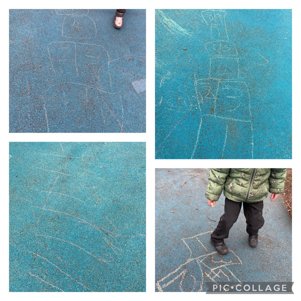 JulieGrainger4's tweet photo. After lots of practice this week children have independently created their own hopscotches and jumping games @WCPSc2029 https://t.co/dt3wNlsZiF