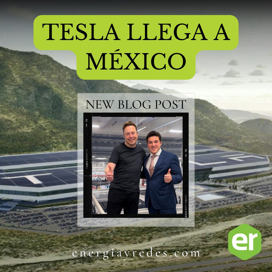 energiayredes's tweet photo. La mega #planta que #Tesla  construirá en #NuevoLeon  confirma el liderazgo de México como el mayor fabricante de #vehículos #eléctricos en América Latina.

https://t.co/6zUs9hRu7o

#ElonMuskNews #Tendencias #Noticias https://t.co/VsnFvDsEvd