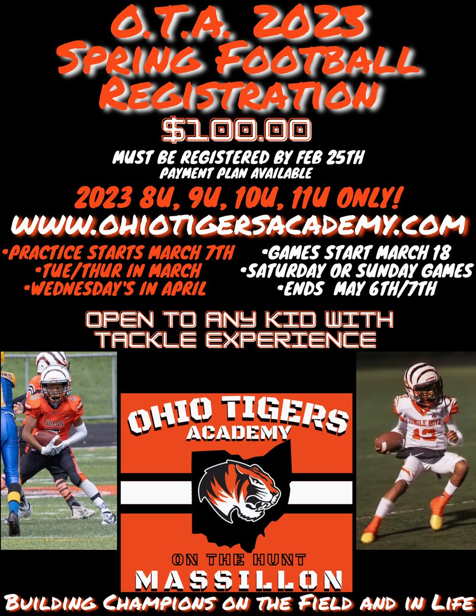 💥🏈 Last Day To Register!!! 🏈💥