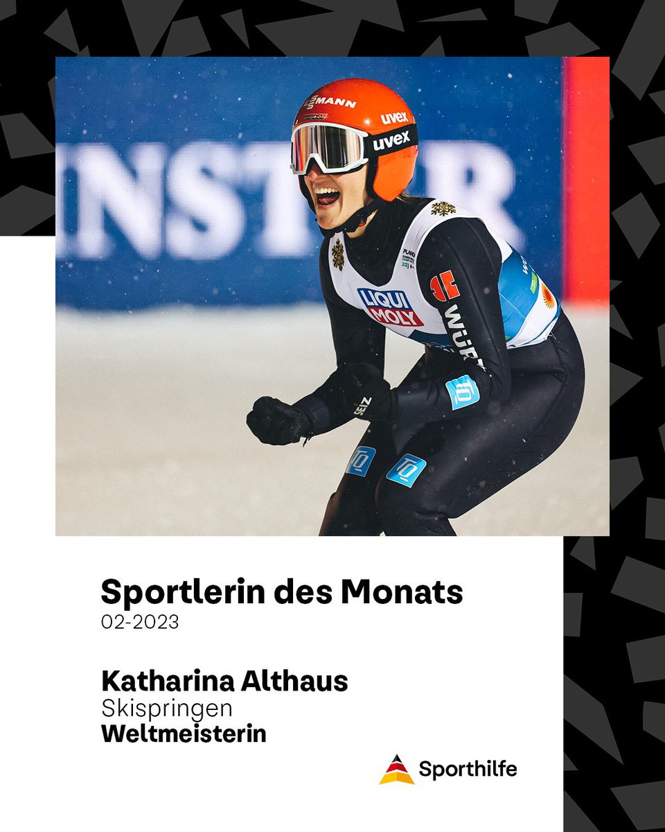 „3x🥇und 1x🥉 – was will man mehr?“ Auf diese Worte folgt jetzt auch noch die Auszeichnung als #SportlerindesMonats für Katharina Althaus!👸 In einem besonderen Monat landet die Skispringerin vor Alexander Schmid & @DeniseHerrmann_ 👏🏽 * * * 📸 @picturealliance