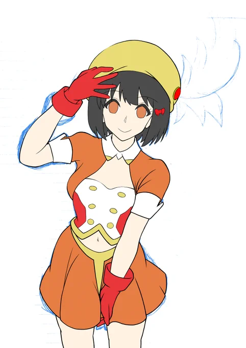 WIP～帰宅してシャワー浴びて、よしお絵描きと思ったのですがやはり疲れたので今夜はもう寝ます。おやすみなさい 