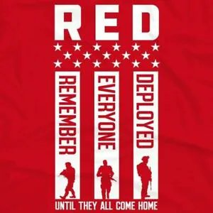 R.E.D. Friday! Remember Everyone Deployed!