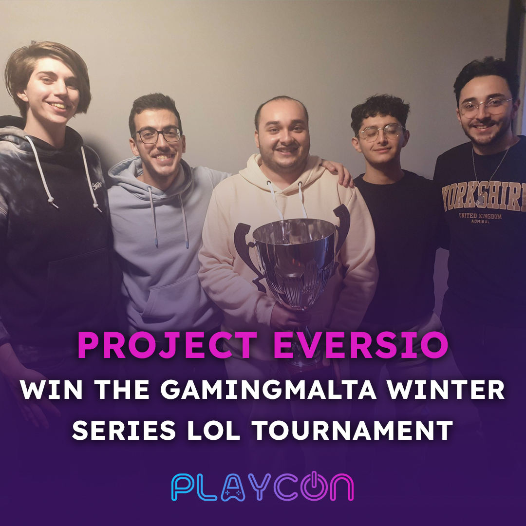 Playcon (@playconmt) on Twitter photo .<a href="/project_eversio/">Project EVERSIO 🇲🇹</a> triumph in the <a href="/gamingmalta/">GamingMalta Foundation</a> Winter Series League of Legends Tournament 🏆 organised by <a href="/levelacademygg/">levelacademy</a>❗
📰 Check out the details ➡ playcon.gg/esports/projec…
#LeagueOfLegends #esports #competition #malta .<a href="/project_eversio/">Project EVERSIO 🇲🇹</a> triumph in the <a href="/gamingmalta/">GamingMalta Foundation</a> Winter Series League of Legends Tournament 🏆 organised by <a href="/levelacademygg/">levelacademy</a>❗
📰 Check out the details ➡ playcon.gg/esports/projec…
#LeagueOfLegends #esports #competition #malta