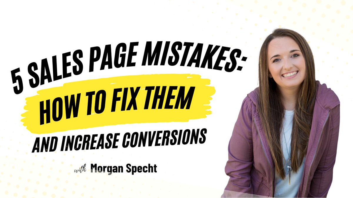 SusanneMariga's tweet image. In this episode, you’ll learn: 
-The top 3 things to keep in mind when designing a #salespage 
-5 things that prohibit you from getting the sale  
-How to avoid these sales page mistakes and fix them to increase conversions 
podcasts.apple.com/us/podcast/5-s…