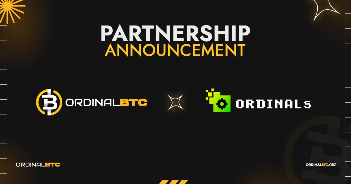 OrdinalBTC's tweet photo. We are thrilled to announce our exciting new partnership with @OrdinalsFinance!

This collaboration marks the beginning of a journey towards more partnerships and the expansion of $oBTC! 

$oBTC #btcordinals #inscriptions #ordinalpunks $ETH $BTC #ordinalnfts #ordinals https://t.co/QmPQHLAXcG