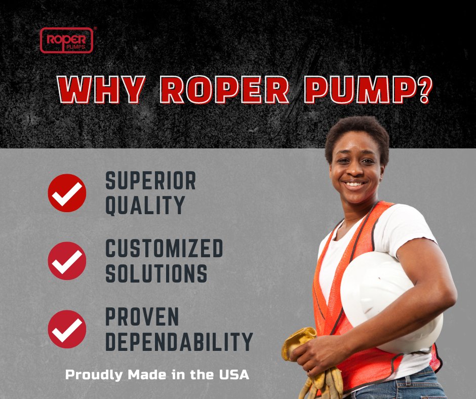 At Roper Pump Company our drive is simple: exceed customer expectations through Innovation and Reliability. 

Discover the Roper difference
bit.ly/3vSpbtH
#innovation #pumpingsolutionsinga #georgiapumpingsolutions #globalsales #internationalbusiness