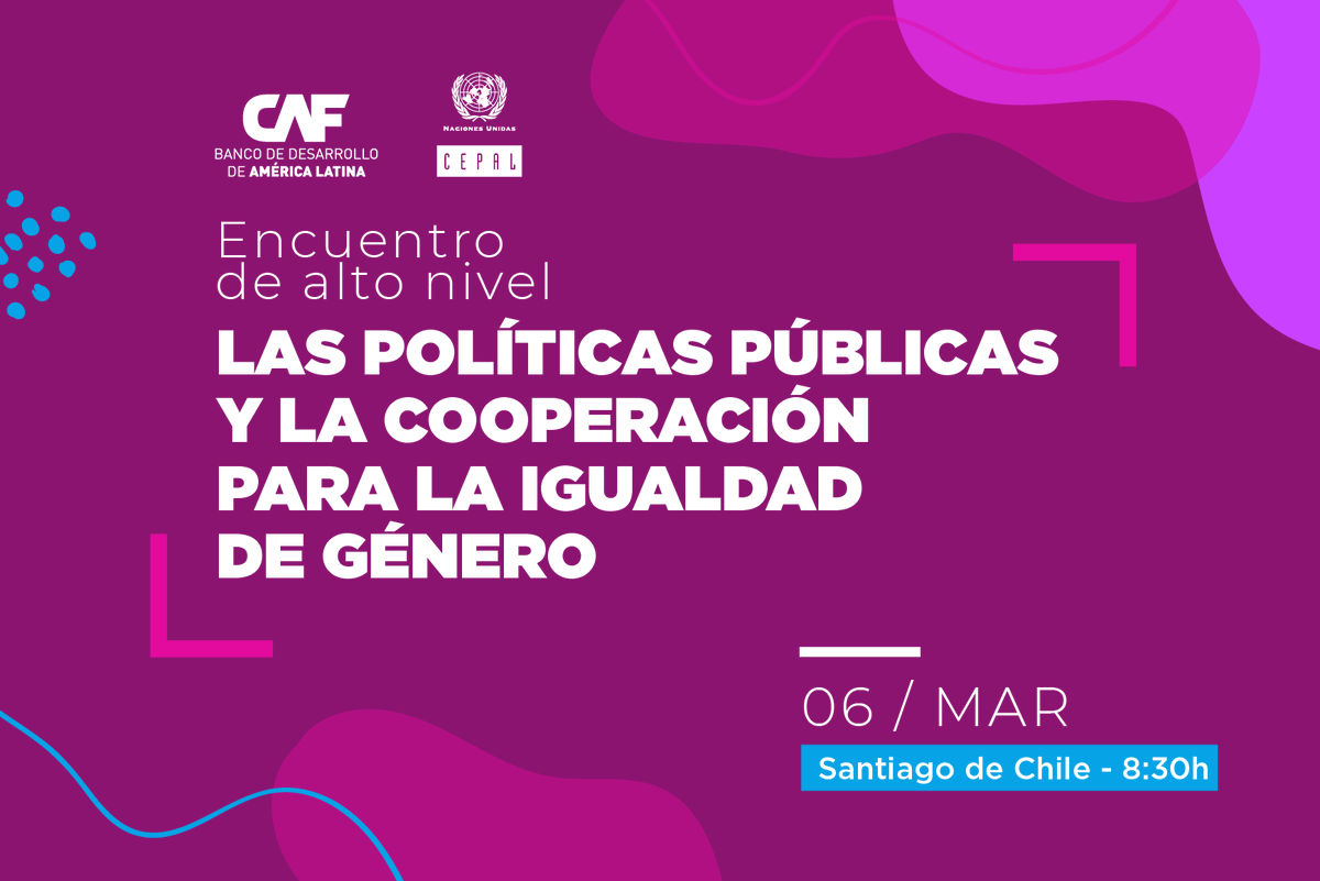 👩🏽‍🦱👩🏻‍🦰 #CAFenChile | ¿Qué desafíos enfrenta la región en cuanto a la incorporación de la perspectiva de #género en la implementación de políticas públicas? Conoce la visión de un panel de lujo este 06/02. ¡Regístrate! 🔗 <a href="/cepal_onu/">CEPAL</a> caf.com/es/actualidad/… #DiaDeLaMujer