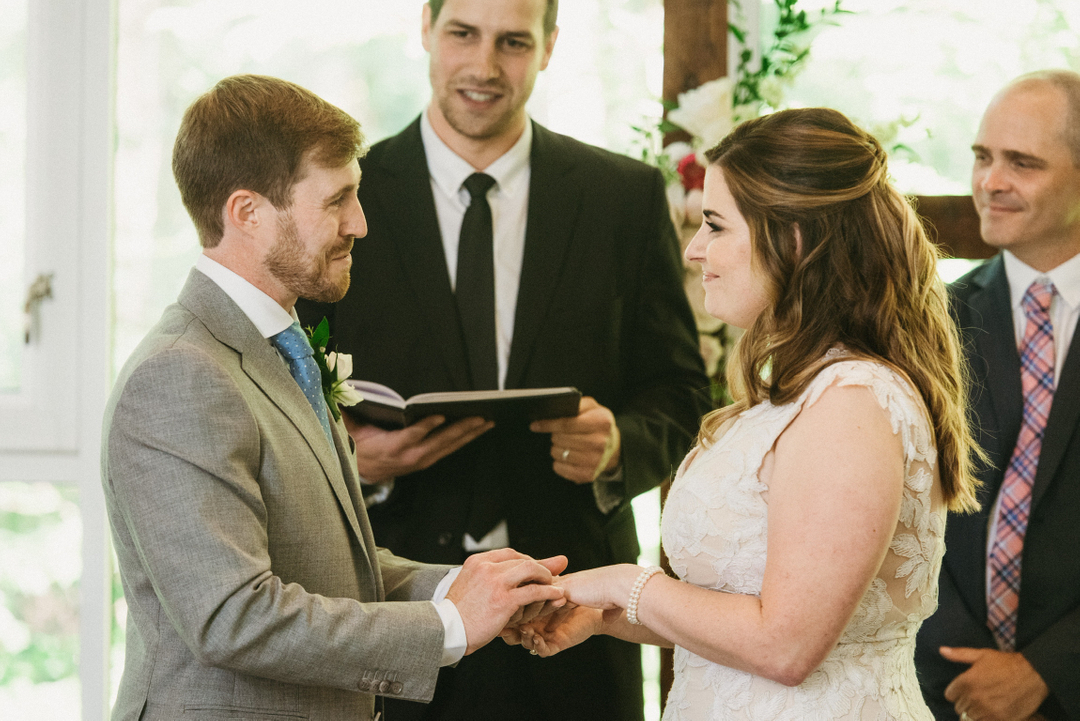 Not making eye contact with your partner and not holding her hand during the exchange of vows is rather unnoticeable to the common eye, but really means so much towards your partner. Your gestures mean as much as your words, so fix your eyes and hold his or her hand. Your promise