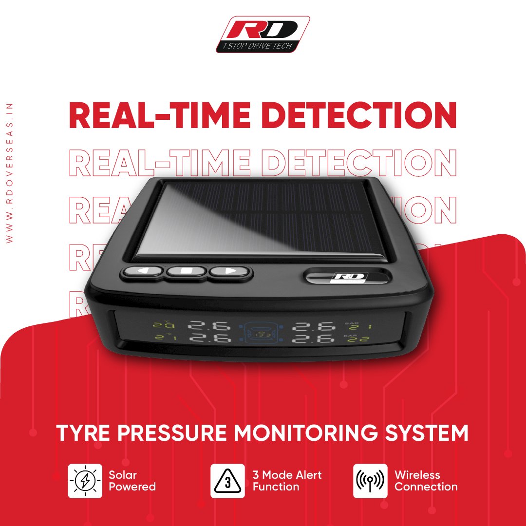 RdOverseas's tweet image. Real-Time Detection
 
RD Tyre Pressure Monitoring System
Shop Now @ bit.ly/3IQJMVk 
.
.
#TyrePressureMonitoringSystem #RDTPMS #WirelessConnection #CarAccessories #HighwayEssentials #TyreCare #CarCare #RealTimePressureDetection #TyrePressure #TPMS #RDOverseas