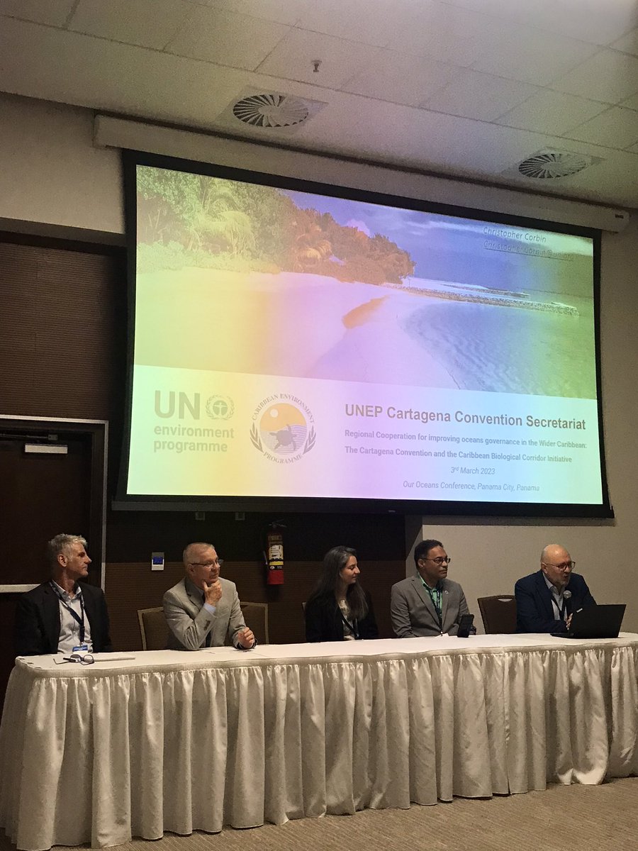 Laura Canevari (@lauracanevari) on Twitter photo #OurOcean2023 today starts with a great side event from <a href="/UNEP_CEP/">UNEP Cartagena Convention & Caribbean Enviro Prog.</a> <a href="/CBCbiodiverso/">@CBCbiodiversidad</a> highlighting the importance of transboundary governance of #caribbeean #ecosystems <a href="/andreacamachoh/">Andrea Camacho Henao</a> #OurOcean2023 today starts with a great side event from <a href="/UNEP_CEP/">UNEP Cartagena Convention & Caribbean Enviro Prog.</a> <a href="/CBCbiodiverso/">@CBCbiodiversidad</a> highlighting the importance of transboundary governance of #caribbeean #ecosystems <a href="/andreacamachoh/">Andrea Camacho Henao</a>