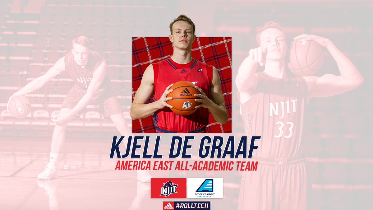 NJITHoops's tweet photo. 🏅 America East All-Academic Team 🏅

👉 Kjell de Graaf

⚔️Pursuing Master's in Chemical Engineering
⚔️Played in All 29 Games (career-high)
⚔️Set New Career-Highs of 16 Points, 8 Rebounds 
⚔️Second-Straight Year a Highlander has Earned All-Academic Honors (Matt Faw '22) https://t.co/AvIb38jxZr