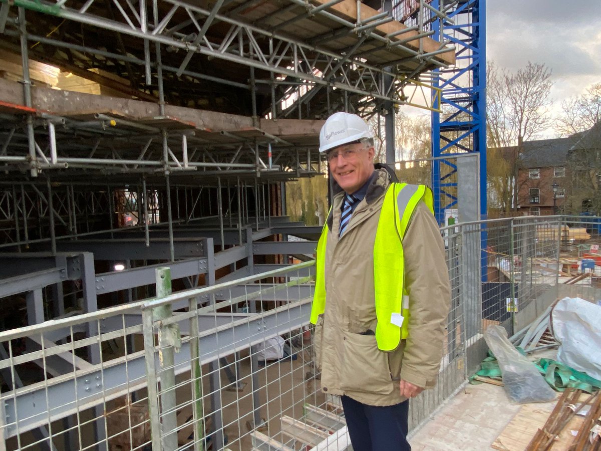 EastHerts's tweet photo. The redevelopment of Hertford Theatre to transform it into a thriving hub for arts and culture is four months into its main phase of construction and progressing well. Find out more and keep up to date with the project on our website: 
https://t.co/PrwT0uDBEw https://t.co/RrR72rHwfv
