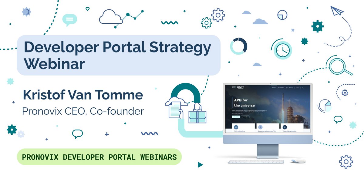 pronovix's tweet photo. What is a good #developerportal MVP?
What types of #documentation do you need?
How do you address internal &amp; external #developerexperience?

Join @kvantomme in a webinar on 7 March to discuss these &amp; more: https://t.co/RzD8Hs5YbP

#APIportal #developersuccess  #APIeconomy https://t.co/ax8FWpF0se