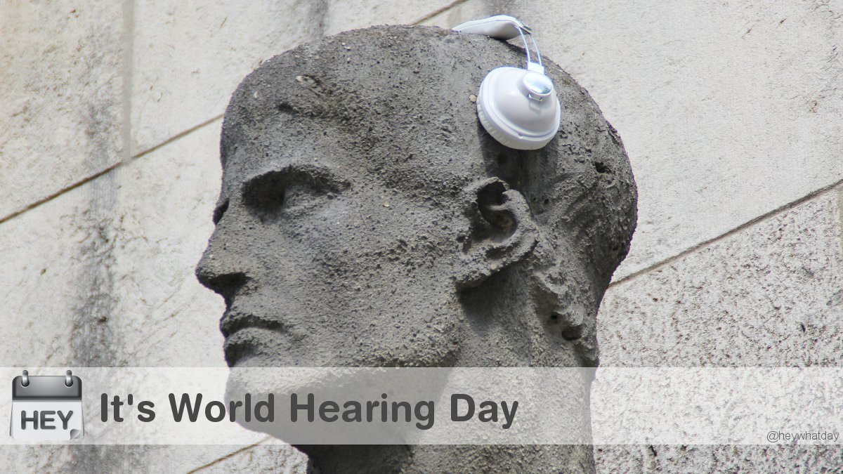 It's World Hearing Day! 
#WorldHearingDay #InternationalEarCareDay #EarCareDay