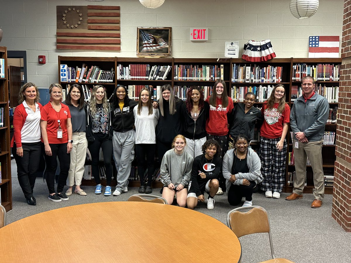 Thank you Mount Zion Elementary School for providing gift baskets this morning for our Lady Eagles Basketball Team!! #EagleStrong 🦅