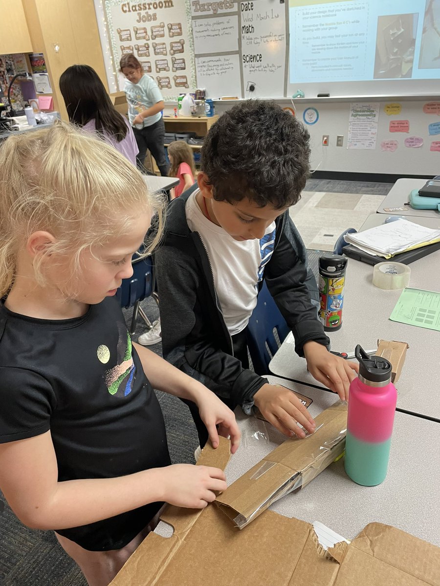 Harrington_El's tweet photo. Our 4th grade students got to make marble runs this week to show how gravity and friction affect their run. https://t.co/IIbPffiC1J