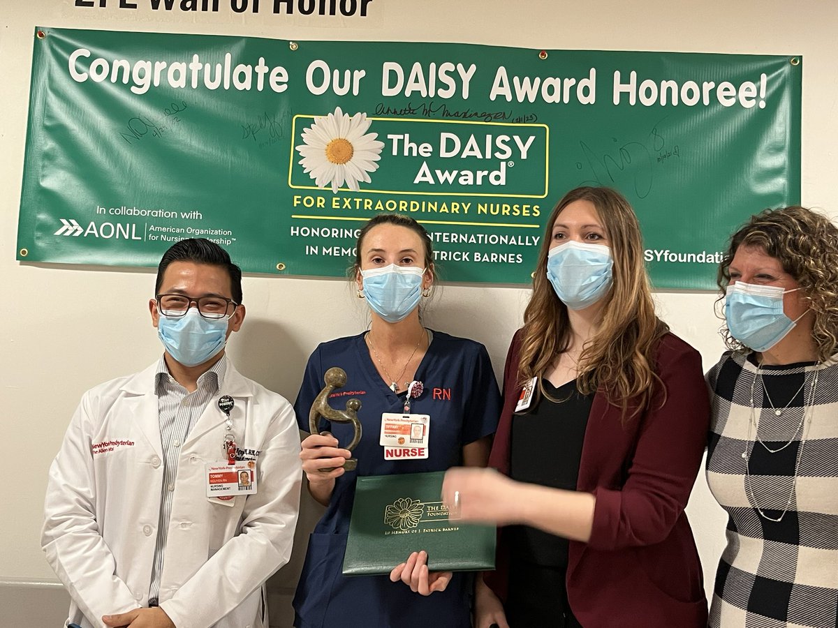 Congratulations! Tiffany Meehan, BSN,RN of 2FE for being the [March] DAISY award honoree!! Your patients and peers applauded and highly commended you for your kindness, compassion and excellent patient care!! <a href="/AllinatTheAllen/">AllenHospital</a> <a href="/AH_ACNWmagnetic/">AH+ACNwest=MAGNETIC</a> <a href="/Beekurn/">Bertha Ku</a> <a href="/deehaydsnyc/">Haydee M.</a>