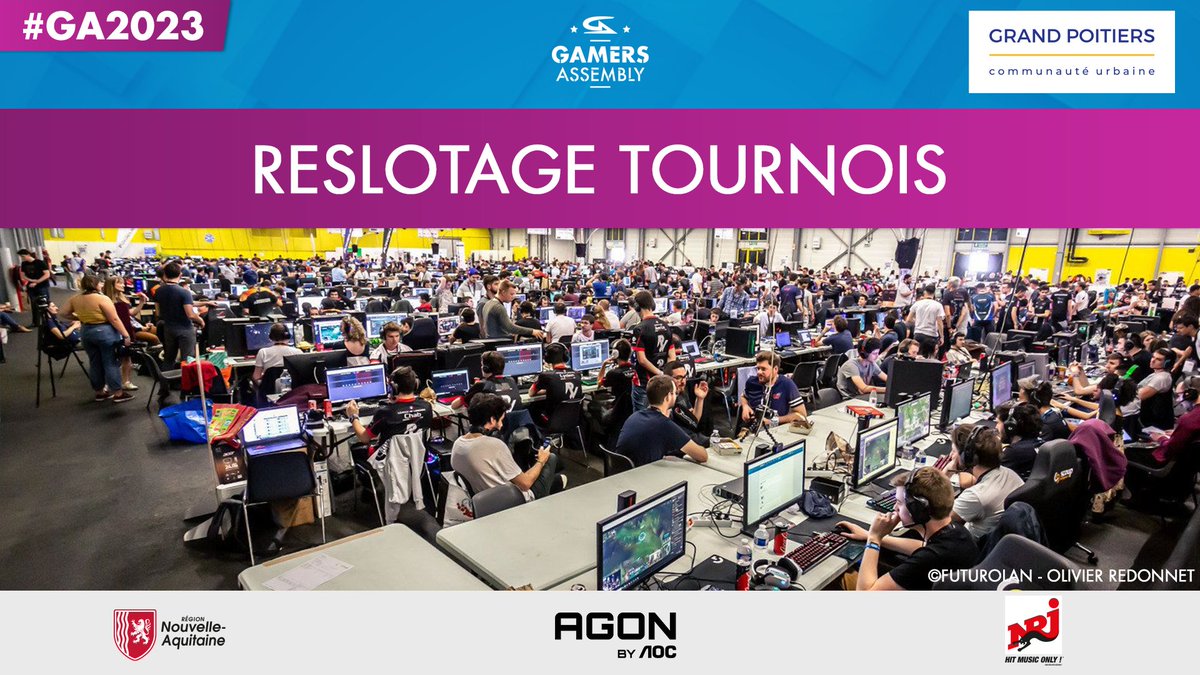 🚨 Bonne nouvelle ! Ce soir c'est le grand reslotage des tournois avec revalorisation des cash prizes ! 🔥

Mieux, vous avez encore quelques jours pour profiter de -10€ sur votre inscription avec le code #GA2023. 😱

Rendez-vous dès 20h sur : ga2023.gamers-assembly.net