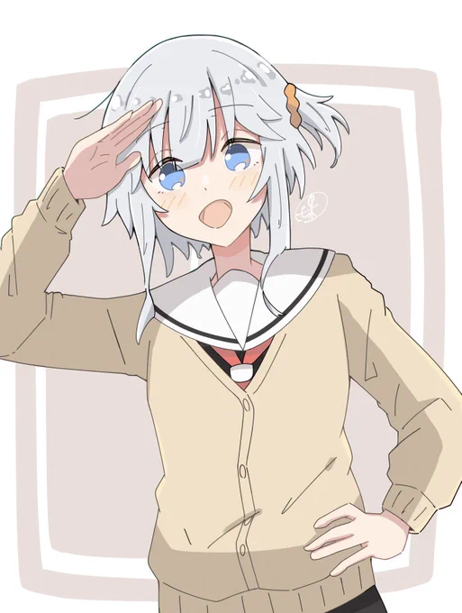 七木ちゃん新アイコンです #オリキャラ  #うちのこかわいい 