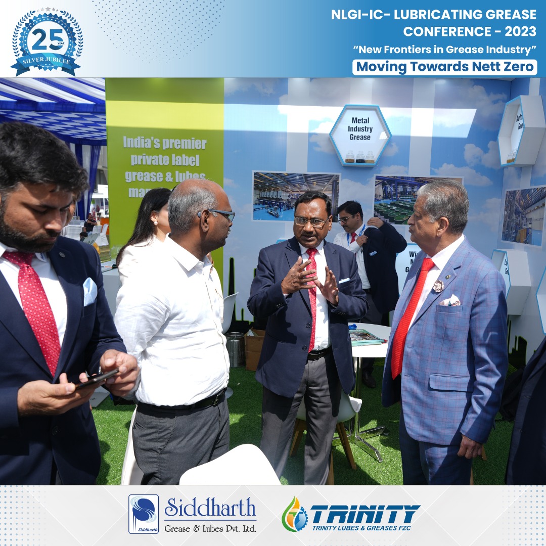 ItSiddharth's tweet photo. Sharing some glimpses from the first day of 25th NLGI-IC Lubricating Grease Conference hosted by Siddharth Grease &amp; Lubes Pvt. Ltd.
.
#inauguration #siddharthgrease #glimpses #indianoil #conference #SilverJubilee #day1 #lube #IndianOilCorporation #trinitylubes #volvo #premium https://t.co/sWWZplLtK4