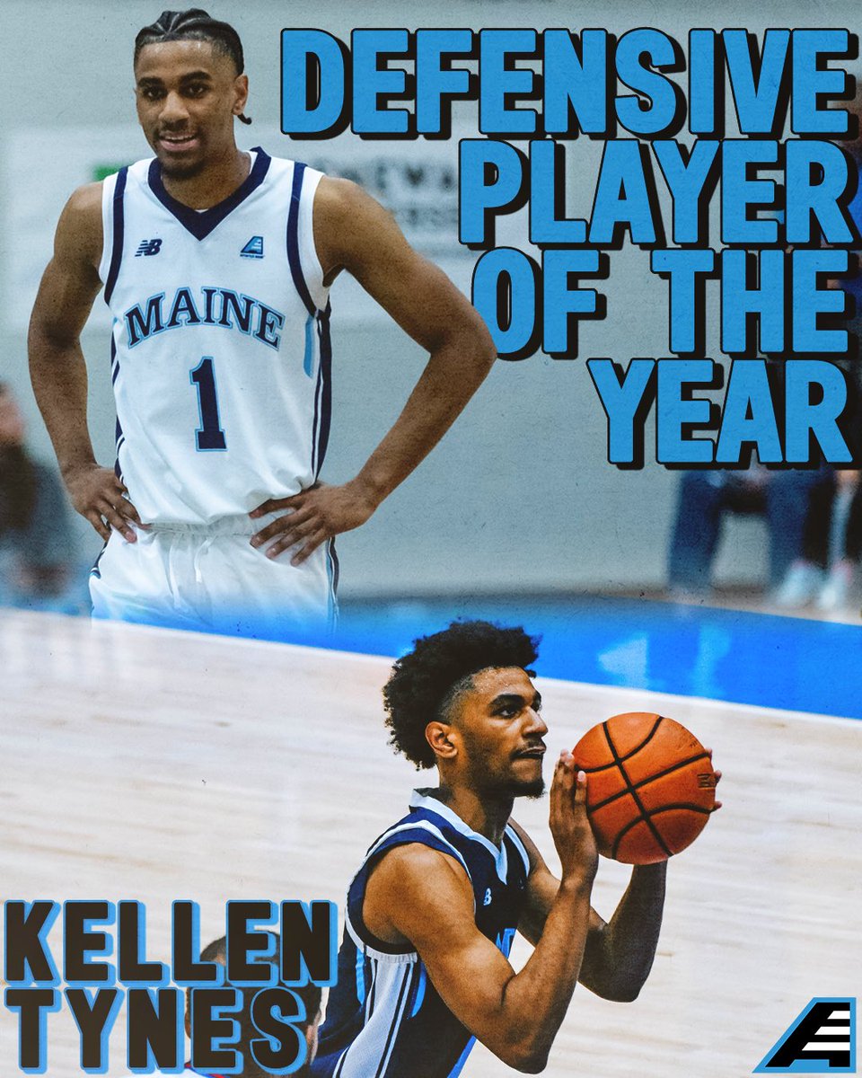 AmericaEast's tweet photo. 𝟐𝟎𝟐𝟑 𝐌𝐞𝐧'𝐬 #𝐀𝐄𝐇𝐨𝐨𝐩𝐬 𝐃𝐞𝐟𝐞𝐧𝐬𝐢𝐯𝐞 𝐏𝐥𝐚𝐲𝐞𝐫 𝐨𝐟 𝐭𝐡𝐞 𝐘𝐞𝐚𝐫

Kellen Tynes - @MaineMBB 

Tynes leads the nation in steals (95) and anchored 3rd best defense in league play!

📰: https://t.co/ozX1GTNGFn https://t.co/W5ExcJ1Mcl