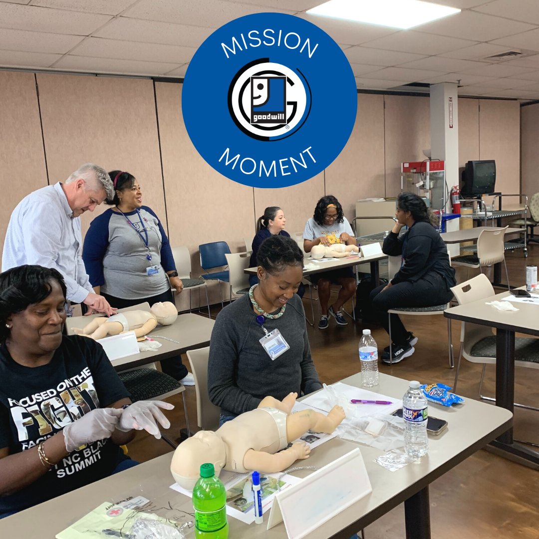 Goodwill Industries of Central NC on Twitter "We're CPRcertified! Nine of our Triad Goodwill