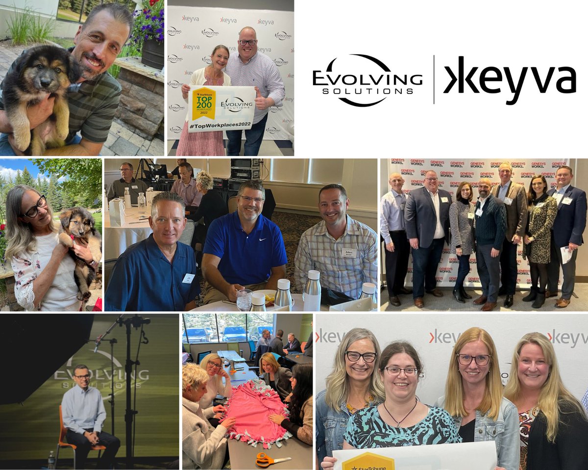 EvolvingSol's tweet photo. Today we want to take a moment to recognize the hard-working and dedicated team members of @EvolvingSol and @KeyvaTech. We appreciate all they do to deliver exceptional results and value to our clients and partners. #employeeappreciationday #evolvingsolutions #keyva https://t.co/epHYFjUOHa