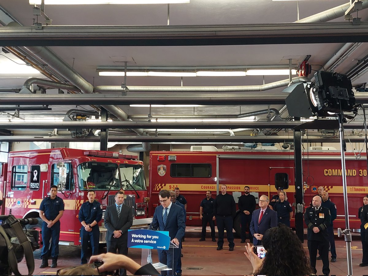 ONFireChiefs's tweet image. The World Health Organization has recently reclassified firefighting to its highest level of occupational risk for cancer.

Thank you @MPPKerzner and @MonteMcNaughton for adding pancreatic and thyroid cancers as part of the presumptive @WSIB coverage for #Ontario's #firefighters.