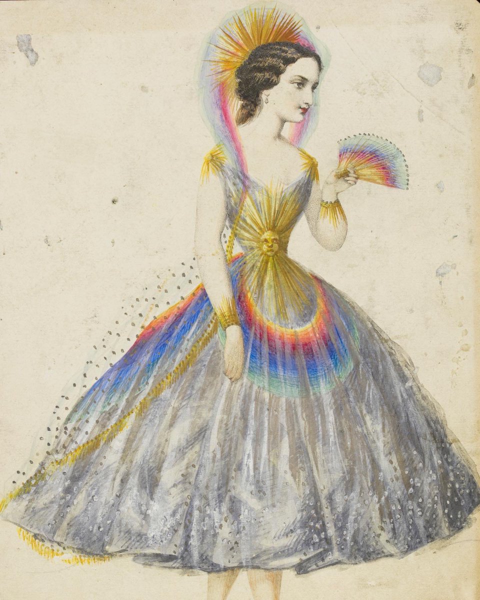 6) ‘Rainbow’ ball dress 🌈
