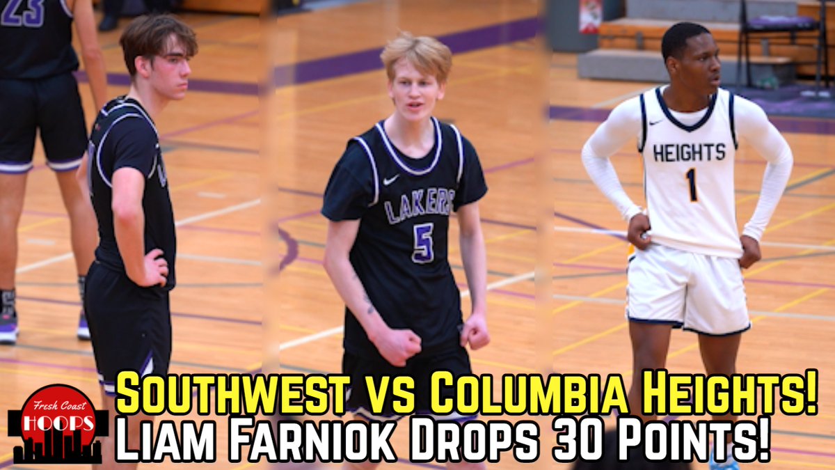 New Video!

Minneapolis Southwest vs Columbia Heights Goes Down To The Wire! Liam Farniok Drops 30!

Full video: youtube.com/watch?v=dSB-Zb…