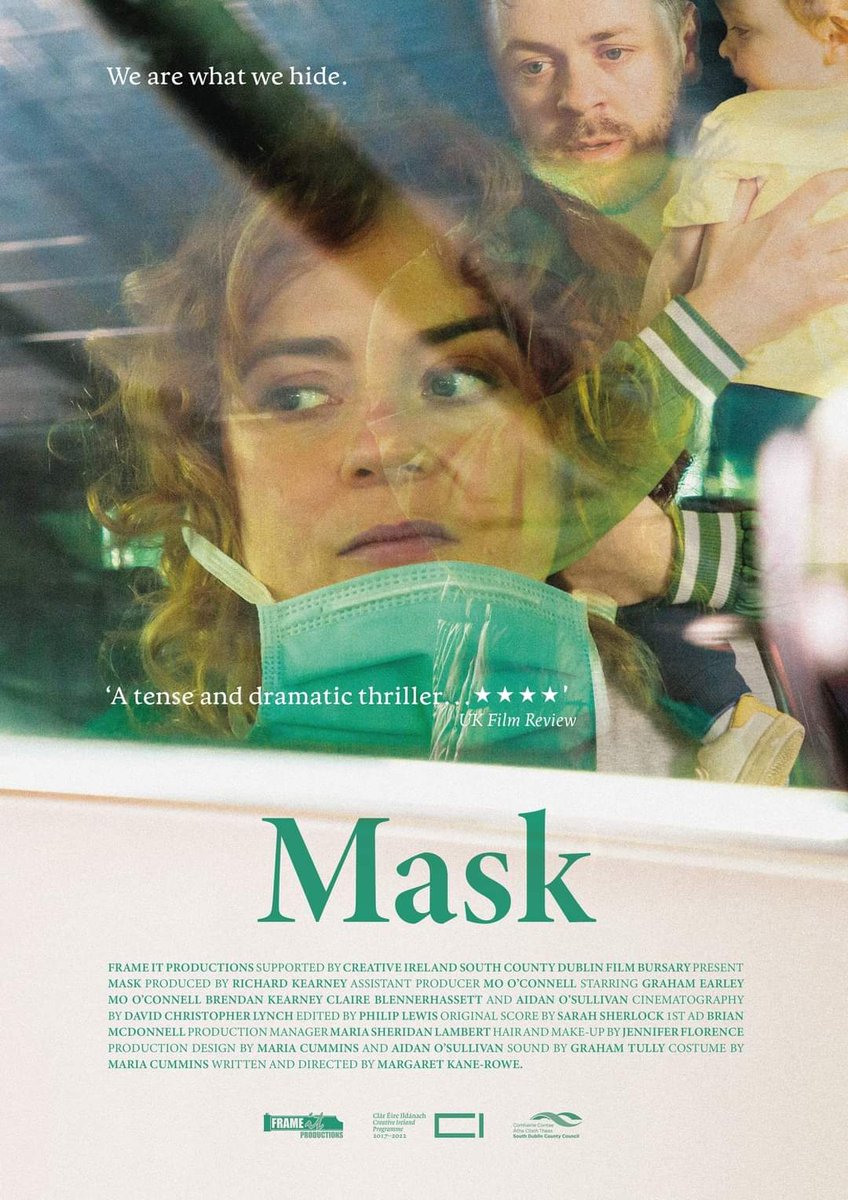 margaretkanero1's tweet photo. Massive thank you @ChicagoIrishFF for giving our wee film @Maskthriller it's American premiere last night. Heartbroken not to make it over in person 😭.
Still showing online next week♥️. https://t.co/d5YzU8GN2E