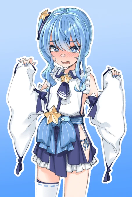 ファイル確認したら9割くらい怖いイメージのすいちゃん描いてたみたいです 