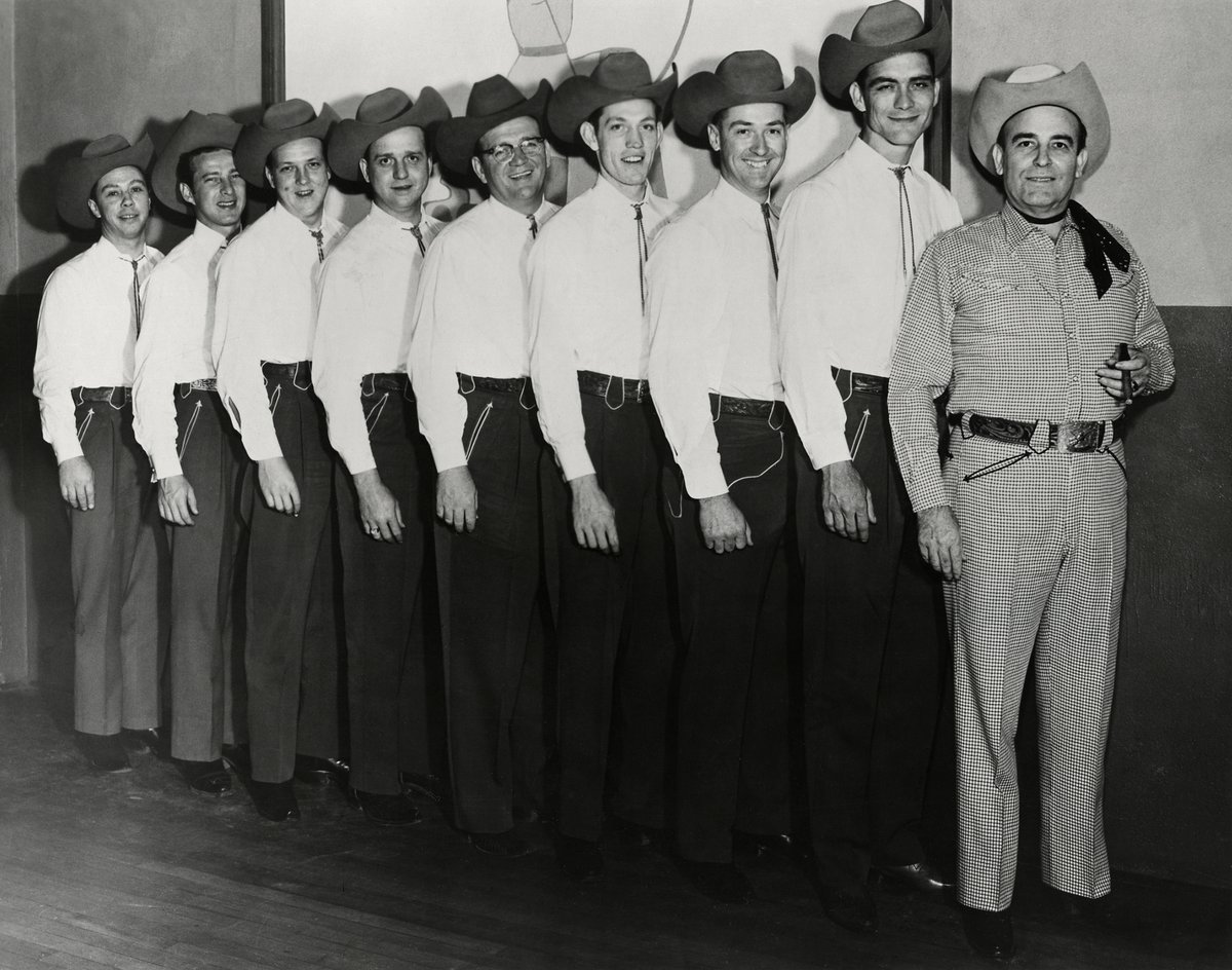 Bob Wills (born in Texas on March 6, 1905) became the “King of Western Swing” while at @CainsBallroom in Tulsa, Oklahoma 🎶 Join us for free events to celebrate his legacy on Monday, March 6! More info: okhistory.org/calendar/event… (OHS photo) #ArchivesMusic