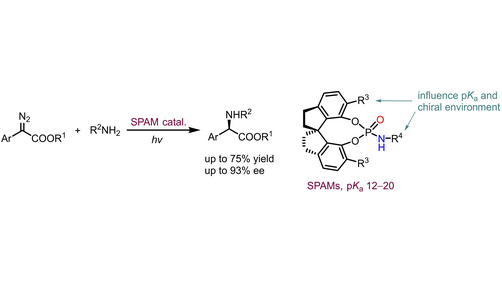 angew_chem's tweet photo. A Spiro Phosphamide Catalyzed Enantioselective #ProtonTransfer of Ylides in a Free Carbene Insertion into N-H Bonds (Zhou) @NKU1919 https://t.co/CzB4Ogo6Hp https://t.co/66QehOEYET