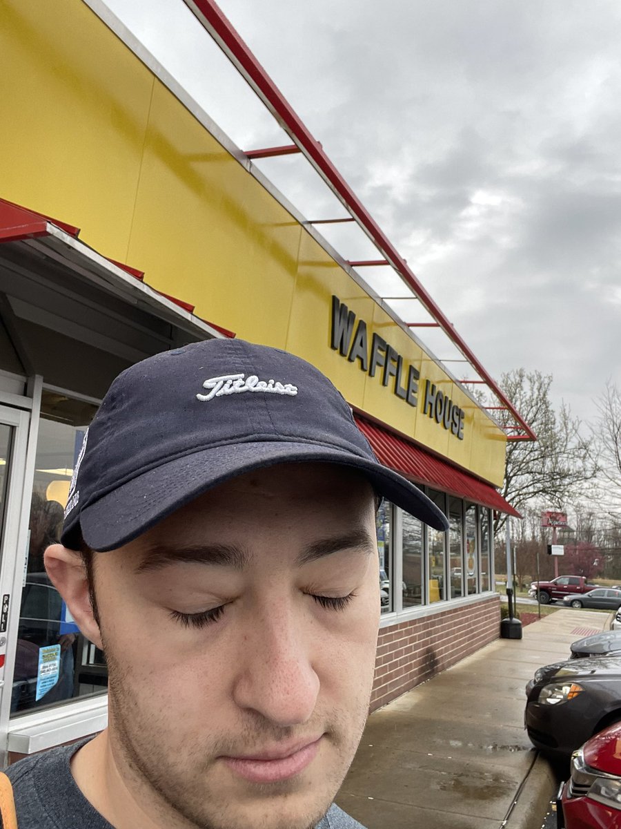 Today, in the thriving metropolis of Waynesboro, VA, I pay my debts for coming in tied for last in my fantasy football league.

12 hours. One hour off per waffle.

Follow along for updates and please, please ask me anything.