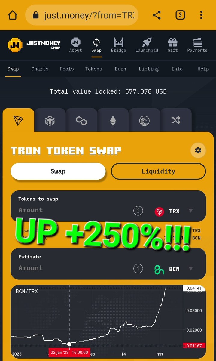 multichainmarco's tweet image. People ask why I love to trade on @JustMoneyIO. Here is why:

✅️ low cap projects
✅️ low trading fees 
✅️ proven moon track record several projects already mooned
✅️ multichain development

#tron #matic #web3st $bcn