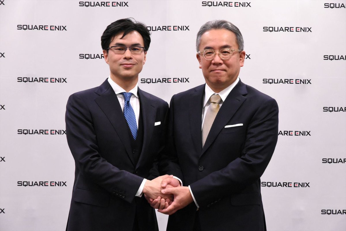 capitalolvidada's tweet photo. Yosuke Matsuda, actual CEO de Square Enix y Takashi Kiryu, su sucesor a partir de julio, han dado una rueda de prensa conjunta en la que han contado cosas muy interesantes sobre el devenir de la compañía.

Os lo contamos en este hilo🧵. https://t.co/NM26HPTuVz