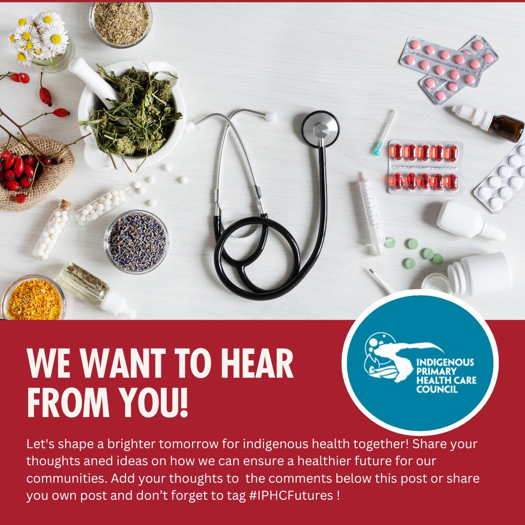 iphcc_ca's tweet photo. How can we work towards a more inclusive and respectful healthcare system for Indigenous communities? Share your thoughts and ideas in the comments below or tag us in your own post with #IPHCfutures to start a conversation!
#Health #TraditionalHealing #HealthcareEquity #IPHCC https://t.co/VQVzbYDTJ3